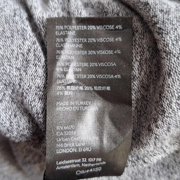 Maeve by Anthropologie Grey Hi-Lo Cowl Neck Sweater Size Medium - Picture 8 of 9